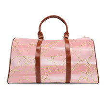 Load image into Gallery viewer, Pink and Gold Waterproof Travel bag