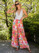 Load image into Gallery viewer, Floral Wide Leg Pants