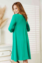 Load image into Gallery viewer, Zenana Full Size Long Sleeve Flare Dress with Pockets