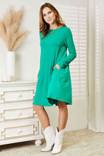 Load image into Gallery viewer, Zenana Full Size Long Sleeve Flare Dress with Pockets