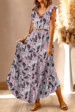 Load image into Gallery viewer, Tie Back Cropped Top and Maxi Skirt Set