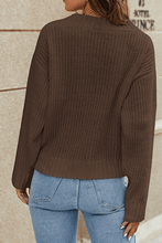 Load image into Gallery viewer, Surplice Neck Long Sleeve Sweater