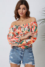 Load image into Gallery viewer, Multicolored Square Neck Smocked Babydoll Blouse