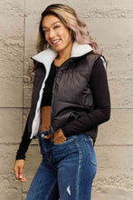 Load image into Gallery viewer, Zip-Up Drawstring Puffer Vest