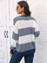 Load image into Gallery viewer, Full Size Round Neck Drop Shoulder Sweater