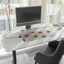 Load image into Gallery viewer, &quot;Sweet Strawberries&quot; XXL LED Gaming Mouse Pad