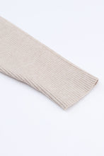 Load image into Gallery viewer, Crisscross Long Sleeve Slit Sweater Dress