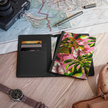 Load image into Gallery viewer, Pink &amp; Green Leaves Passport Cover