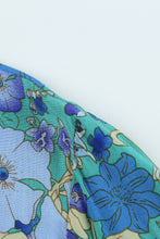 Load image into Gallery viewer, Floral Bell Sleeve Surplice Cropped Blouse