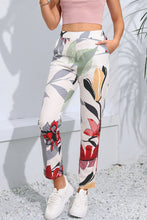 Load image into Gallery viewer, Floral Print Cropped Pants with Pockets