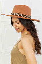 Load image into Gallery viewer, Fame In The Wild Leopard Detail Fedora Hat
