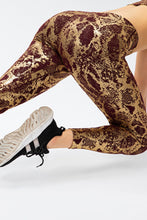 Load image into Gallery viewer, Animal Print Slim Fit Wide Waistband Long Sports Pants