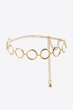 Load image into Gallery viewer, Circle Ring Chain Belt