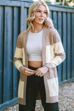Load image into Gallery viewer, Cable-Knit Open Front Cardigan