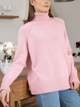 Load image into Gallery viewer, Turtle Neck Raglan Sleeve Sweater