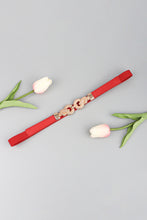 Load image into Gallery viewer, Zinc Alloy Buckle PU Leather Belt