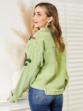 Load image into Gallery viewer, Sequin Raw Hem Jacket