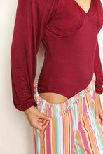 Load image into Gallery viewer, Culture Code  Full Size V-Neck Bodysuit