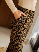 Load image into Gallery viewer, Leopard Wide Leg Pants