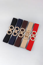 Load image into Gallery viewer, Zinc Alloy Buckle Elastic Belt