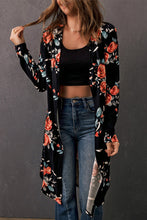 Load image into Gallery viewer, Double Take Printed Open Front Longline Cardigan