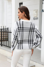 Load image into Gallery viewer, Printed Round Neck Dropped Shoulder Sweater