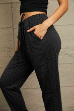 Load image into Gallery viewer, Double Take Leopard Print Joggers with Pockets