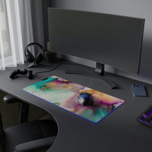 Load image into Gallery viewer, Pastel Watercolor Design  Wireless Charging Gaming Mouse Pad