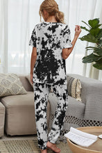 Load image into Gallery viewer, Tie-Dye Tee and Drawstring Waist Joggers Lounge Set
