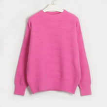 Load image into Gallery viewer, Round Neck Dropped Shoulder Sweater