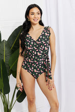 Load image into Gallery viewer, Faux Wrap One-Piece in Floral