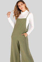 Load image into Gallery viewer, Full Size Cropped Wide Leg Overalls with Pockets