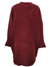 Load image into Gallery viewer, Round Neck Long Sleeve Sweater Dress