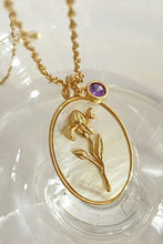 Load image into Gallery viewer, Flower Shell Pendant Copper Necklace