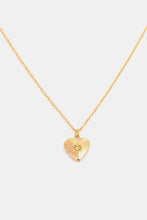 Load image into Gallery viewer, Zircon Heart Shape 14K Gold-Plated Pendant Necklace