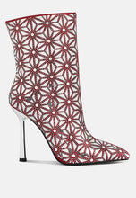 Load image into Gallery viewer, precious mirror embellished high ankle boots-0