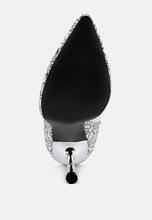 Load image into Gallery viewer, precious mirror embellished high ankle boots-9