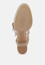 Load image into Gallery viewer, shiver rhinestones embellished platform mary jane sandals-4