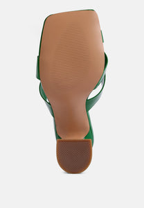 snatched intertwined toe ring heeled sandals-5