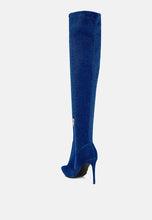 Load image into Gallery viewer, tigerlily knitted stiletto long boots-12
