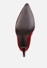 Load image into Gallery viewer, tigerlily knitted stiletto long boots-9