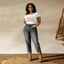 Load image into Gallery viewer, &quot;Educated, Motivated, Elevated &amp; Melanated&quot; Women’s Crop Tee