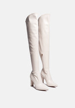 Load image into Gallery viewer, zade thigh high long boots in stretch patent pu-2