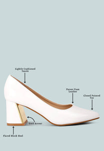 zaila metallic accent block heel pumps-15
