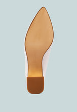 Load image into Gallery viewer, zaila metallic accent block heel pumps-14