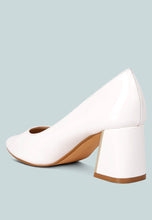 Load image into Gallery viewer, zaila metallic accent block heel pumps-12