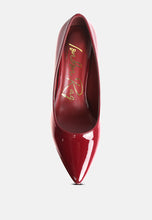 Load image into Gallery viewer, zaila metallic accent block heel pumps-8