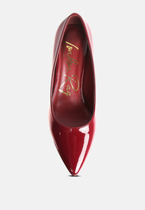 zaila metallic accent block heel pumps-8
